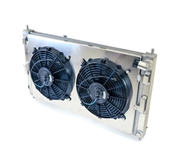 This is a 100% aluminum dual core lightweight radiator with aluminum ...
